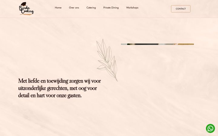 Snímek obrazovky bindacooking.nl