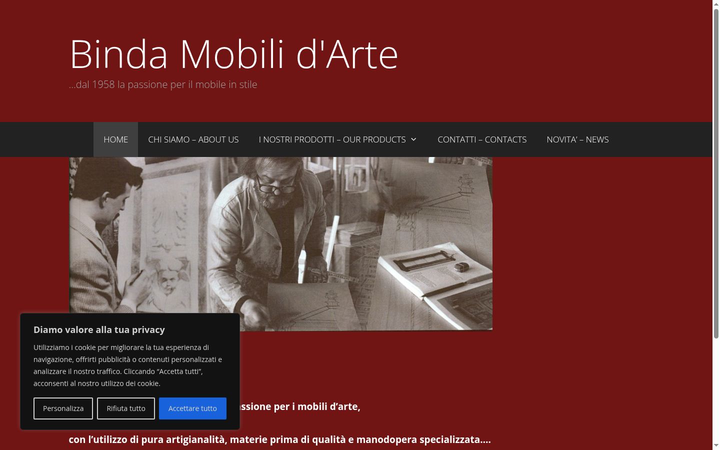 Captura de pantalla del banner de consentimiento mostrado antes de cualquier interacción