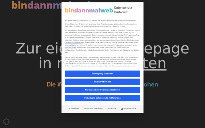 Képernyőkép: bindannmalweb.de