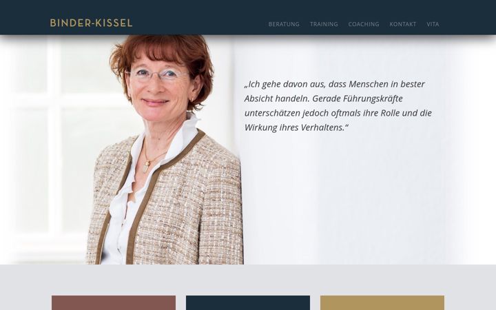 Screenshot of binder-kissel.de