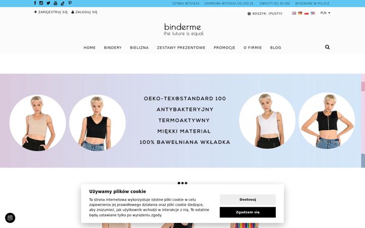 Screenshot of binderme.pl