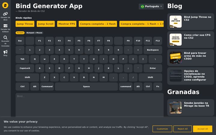 Screenshot of bindgenerator.app