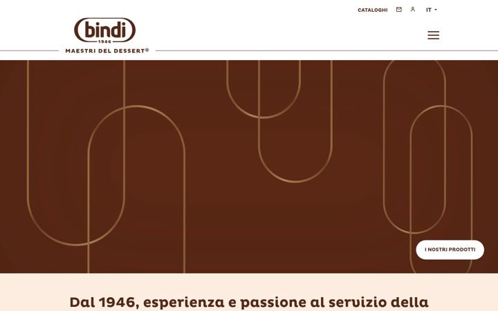 Screenshot of bindidessert.it