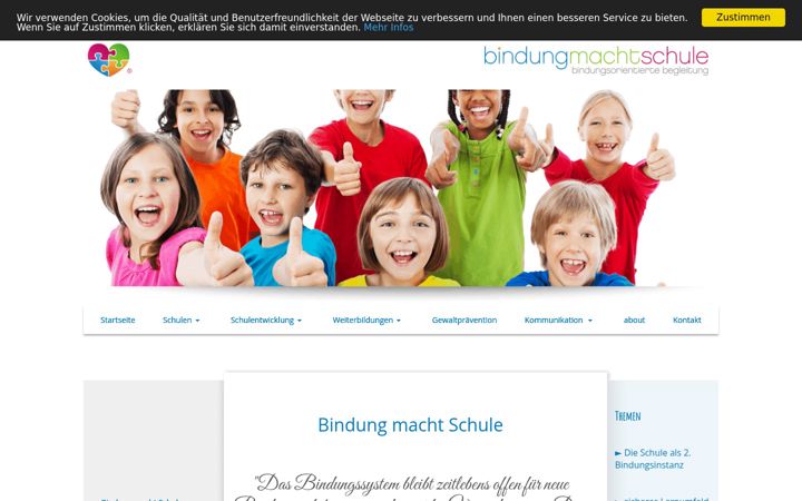 Screenshot of bindungs-schule.ch
