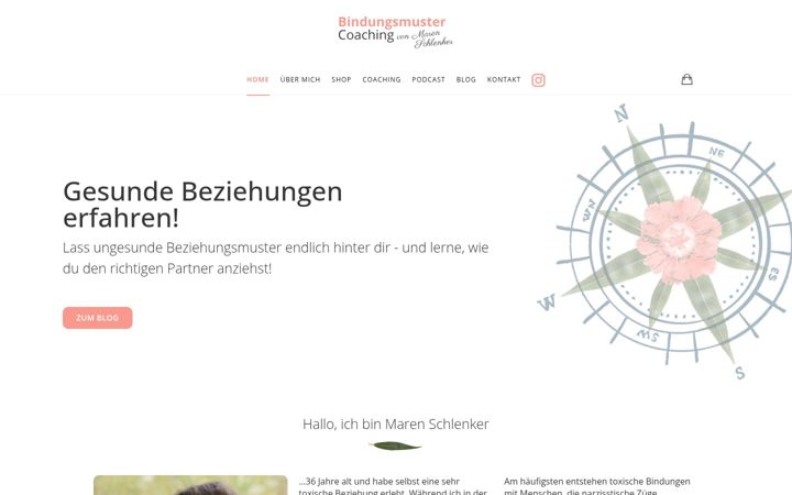 Screenshot του bindungsmuster-coaching.de