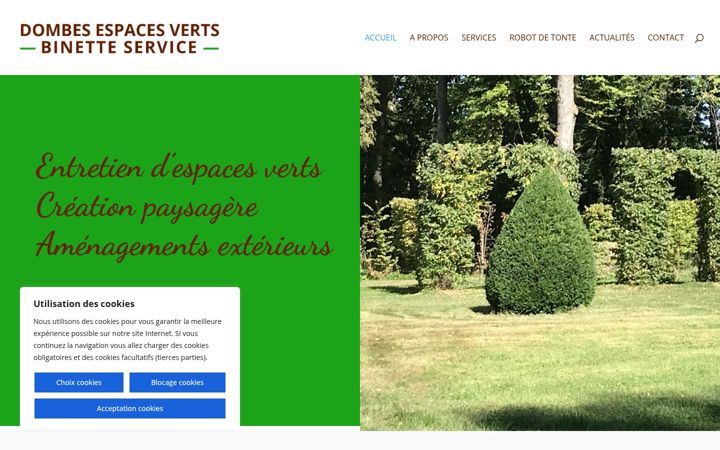 Skjermbilde av binette-service.fr