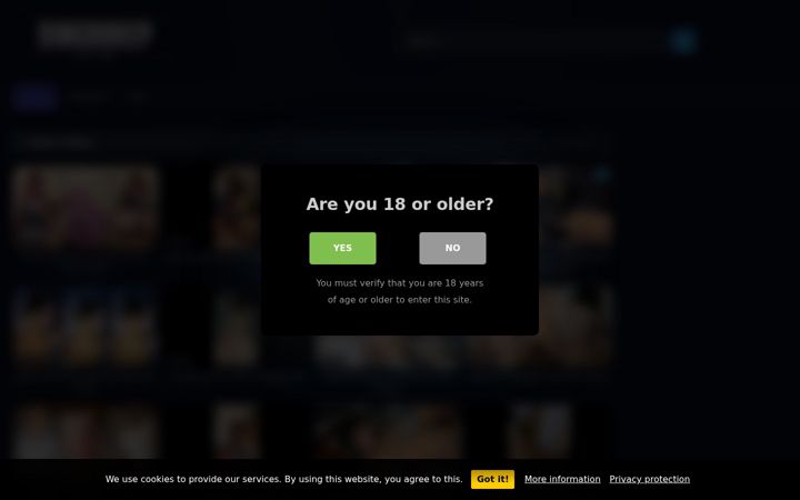 Screenshot of bingbokep.com