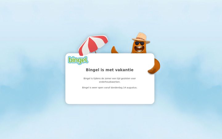 Screenshot of bingel.be