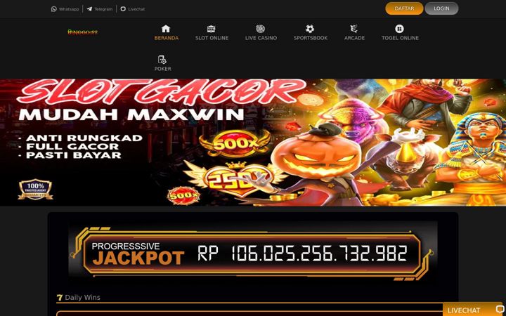 Screenshot di binggo188.net