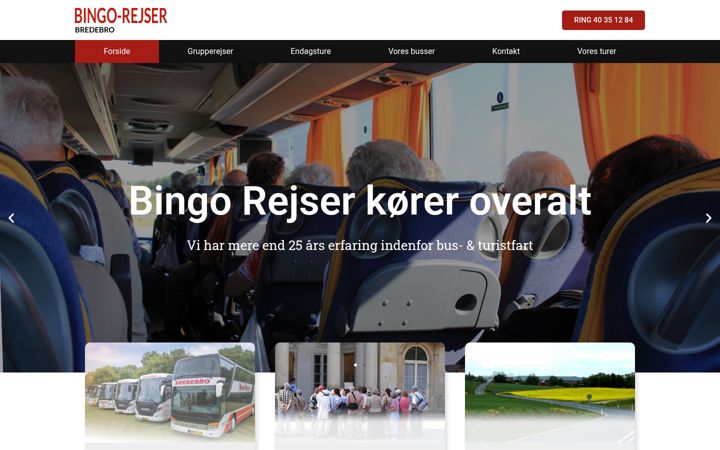 Screenshot of bingorejser.dk