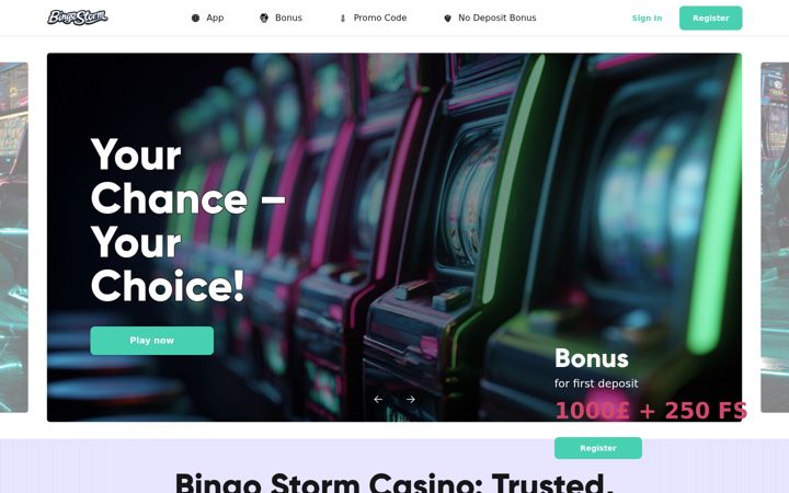 Screenshot von bingostorm.net