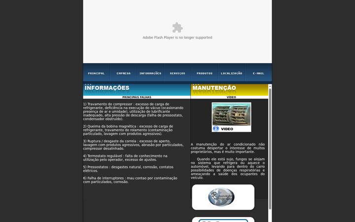 Screenshot of binhoarcondicionado.com.br