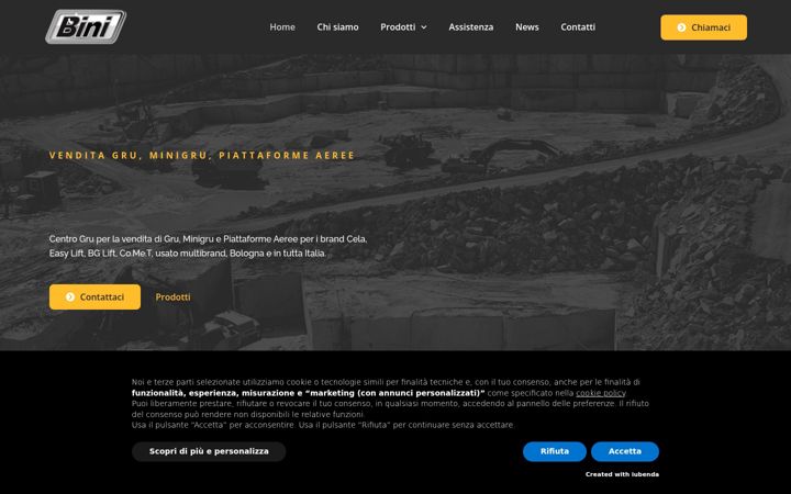Screenshot of binigru.info