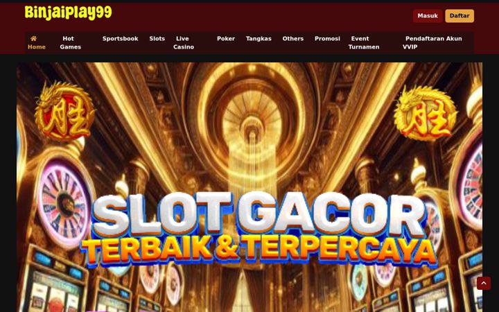 Screenshot of binjaiplay99.com