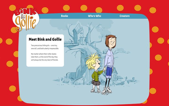 Screenshot of binkandgollie.com