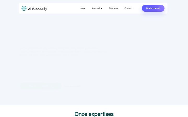 Screenshot of binksecurity.nl