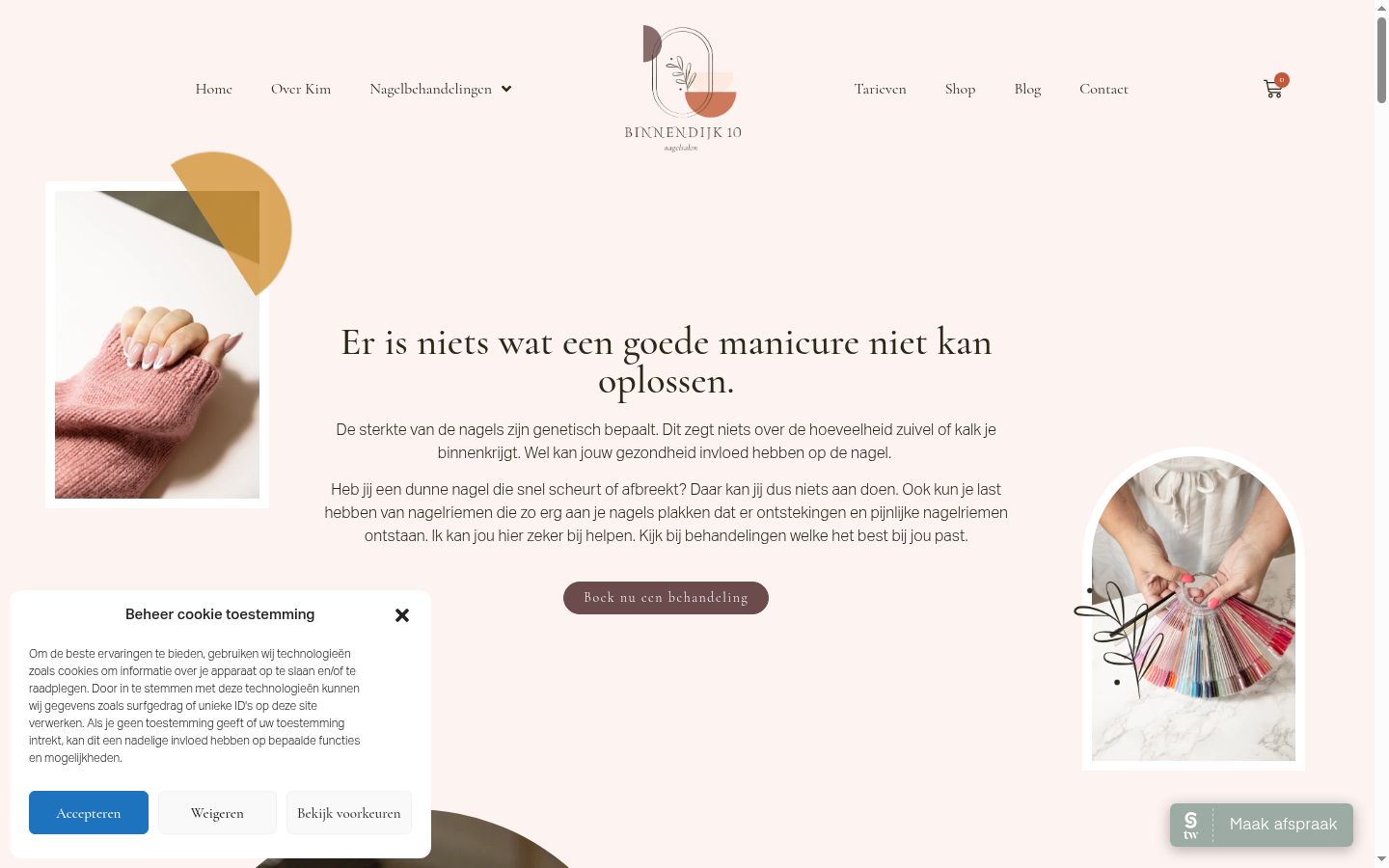Screenshot tal-banner tal-kunsens muri qabel kwalunkwe interazzjoni