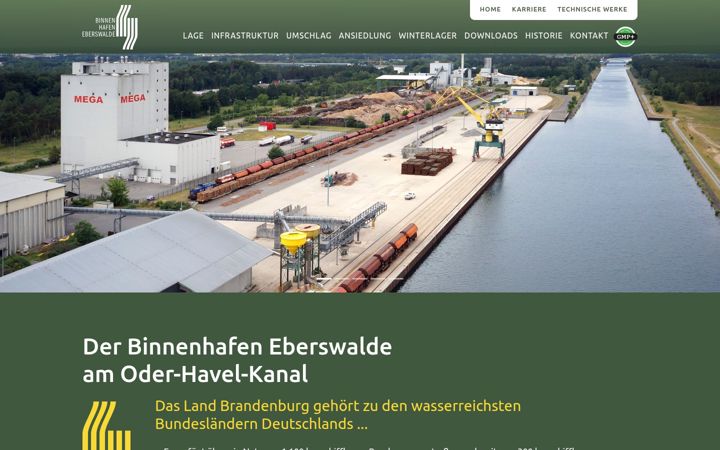 Screenshot του binnenhafen-eberswalde.de