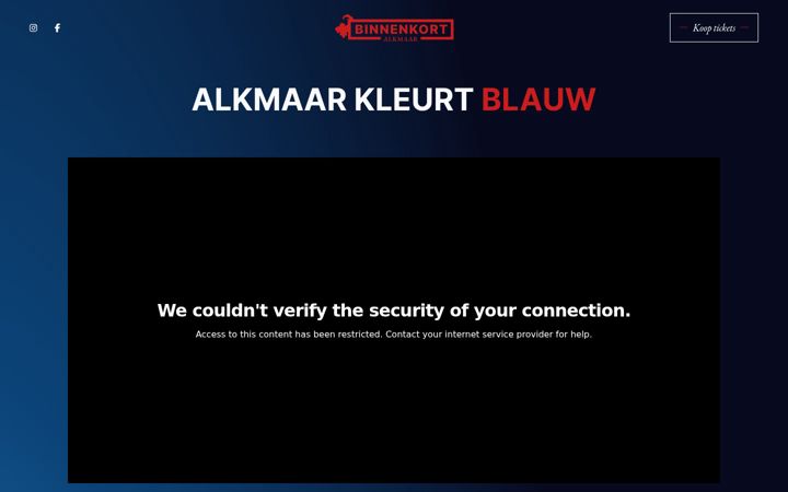 Screenshot of binnenkort-alkmaar.nl