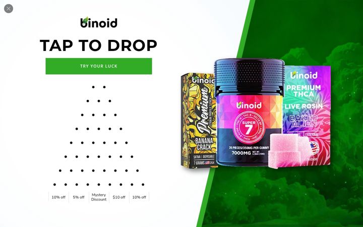 Screenshot of binoidcbd.com