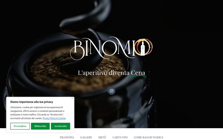 Screenshot of binomio.wine