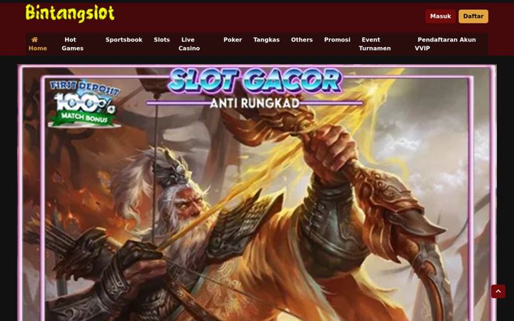 Screenshot of bintangslots.com