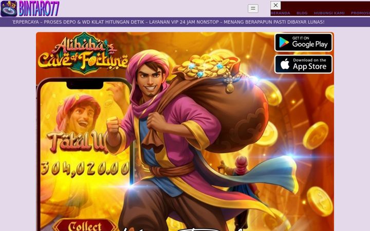 Screenshot of bintaro77.com