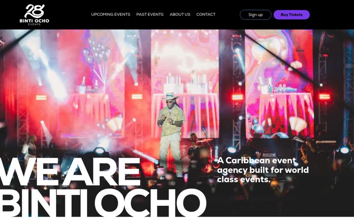Screenshot of bintiocho.events