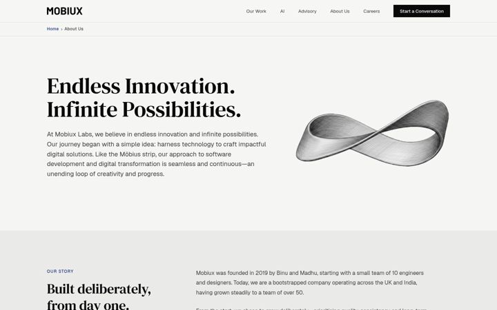 Screenshot von binuks.com