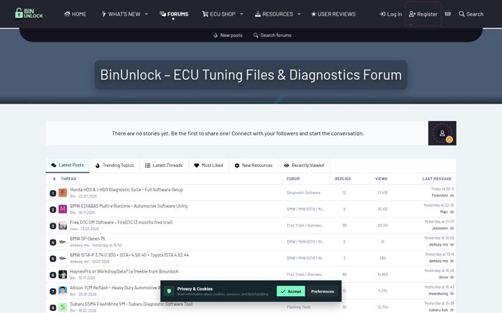 Screenshot of binunlock.com