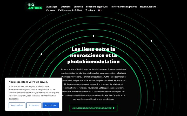Screenshot of bio-antibes.com