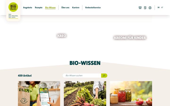 Screenshot of bio-blog.de
