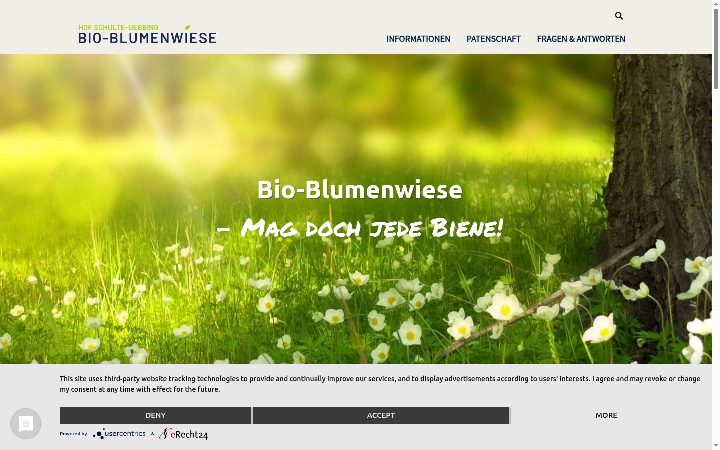 Sutikimo reklamjuostės, rodytos prieš bet kokią sąveiką, ekrano kopija