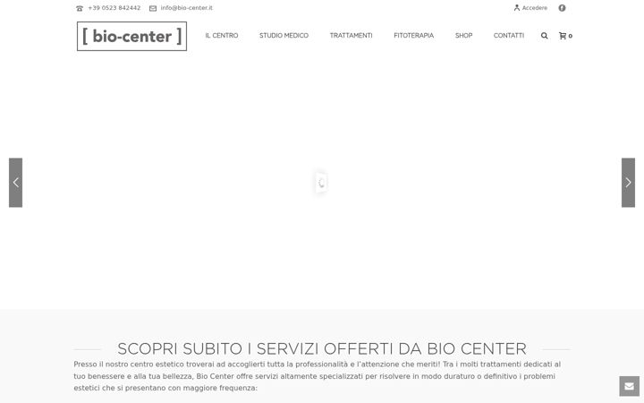 Captură de ecran a bio-center.it