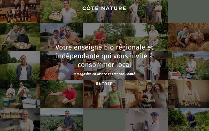Screenshot of bio-cotenature.fr