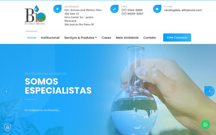 Screenshot of bio-eficiencia.com