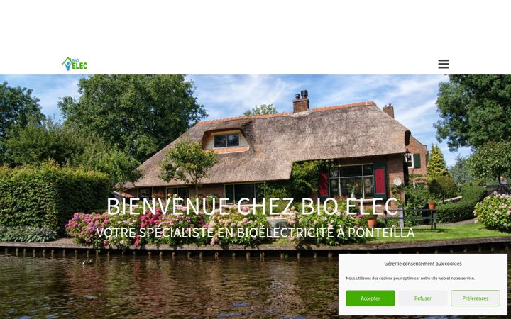 Screenshot of bio-elec.fr