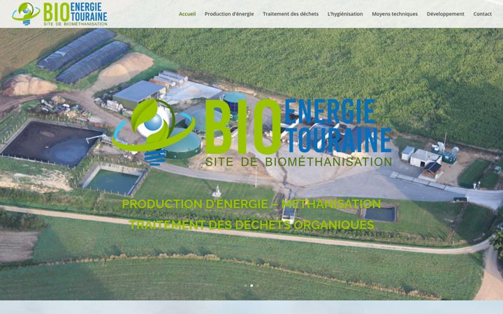 Skjermbilde av bio-energie-touraine.fr