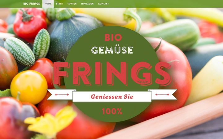 Skjámynd af bio-frings.de