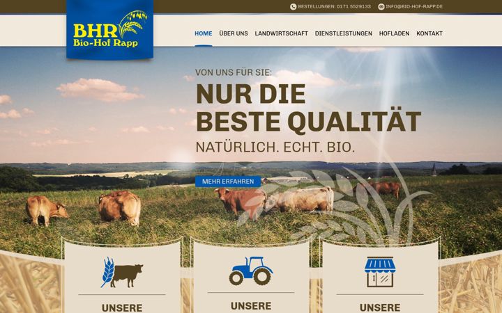 Screenshot of bio-hof-rapp.de
