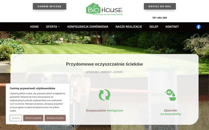 Screenshot of bio-house.pl
