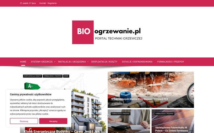 Screenshot of bio-ogrzewanie.pl