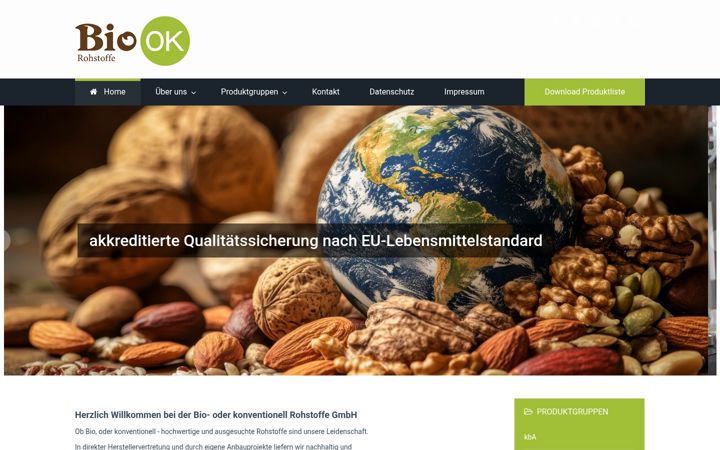 Screenshot of bio-ok.at