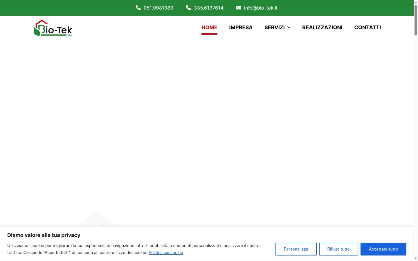 Capture d'écran de la bannière de consentement affichée avant toute interaction