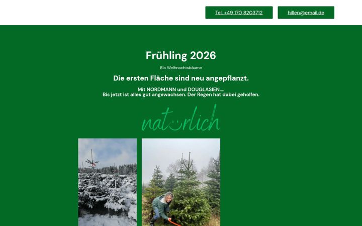 Screenshot of bio-weihnachtsbaum.lu