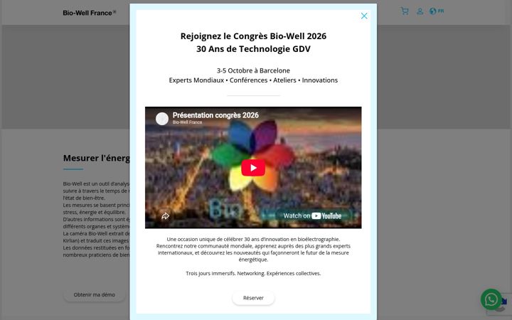 Captura de pantalla de bio-well.fr