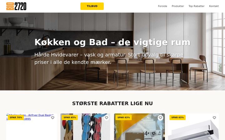 Screenshot of bio2720.dk