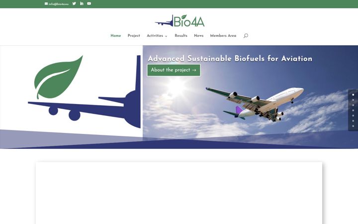 Skjámynd af bio4a.eu