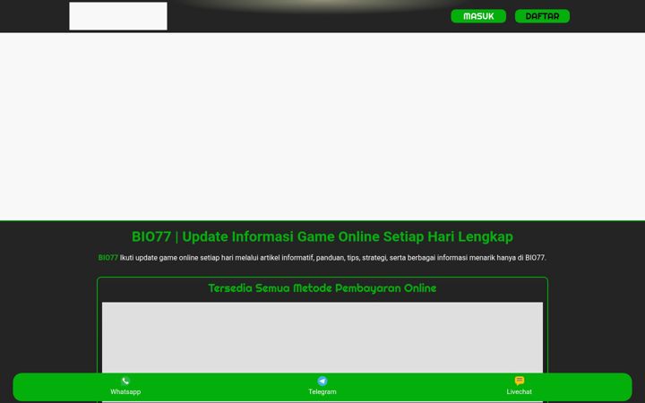 Screenshot of bio77.co