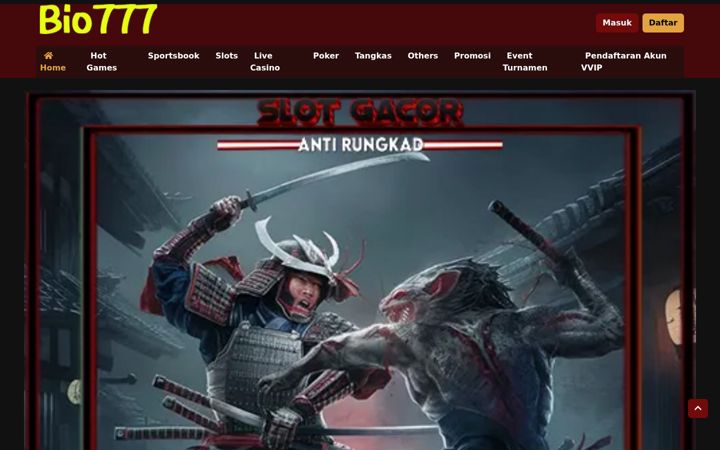 Screenshot of bio777.org